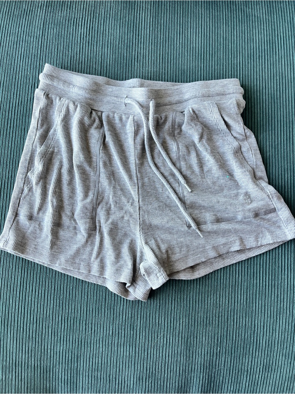 NWOT Born Primitive Pajama Shorts Workout Gray Lounge Athleisure Casual Comfort